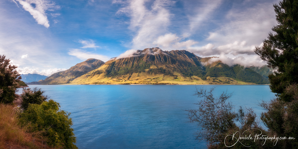 New Zealand  Lake Wanaka Panorama